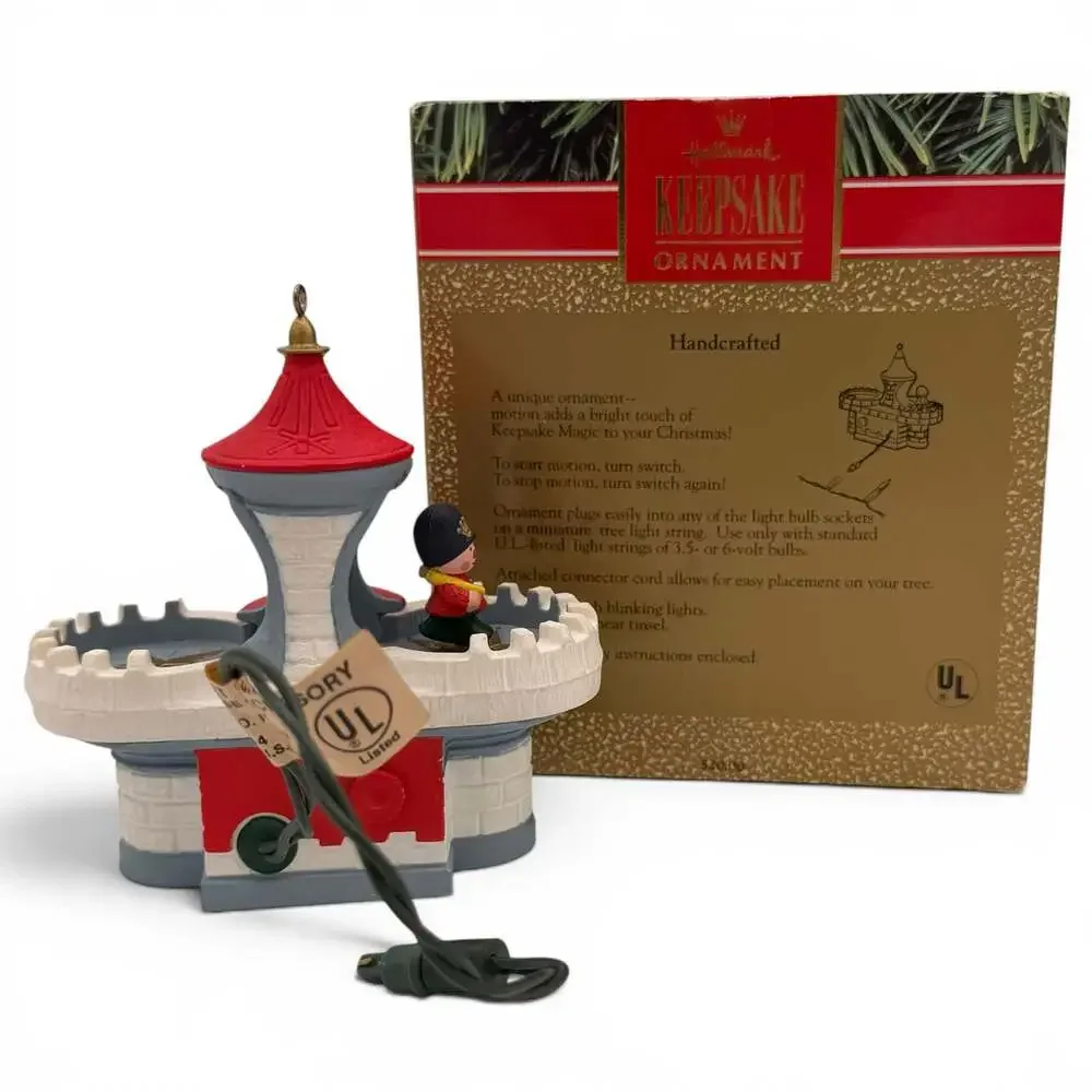 1991 Hallmark Keepsake Ornament Toyland Tower Magic Motion